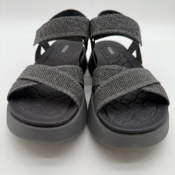 Vivaia Kiara AdaptAll Sport Rich Grey Knit Comfort Hook & Loop Active Sandals 7 - Picture 3 of 8